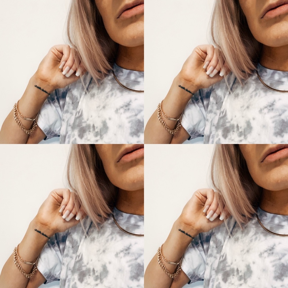 Tie Dye For Pearl Grey Tee